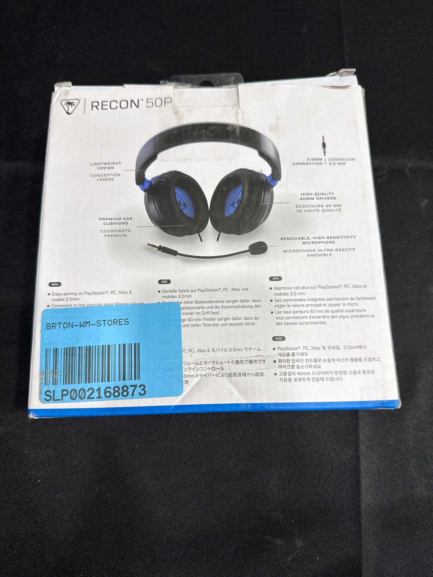 Turtle Beach Recon 50P Wired Gaming Headset for PlayStation