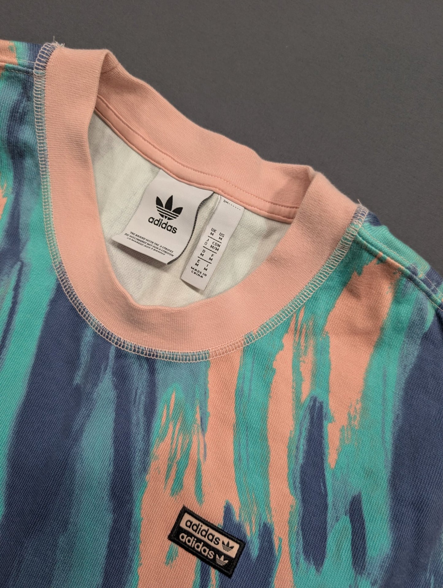 Adidas Originals Men's All-Over Print T-Shirt Medium Multicolor