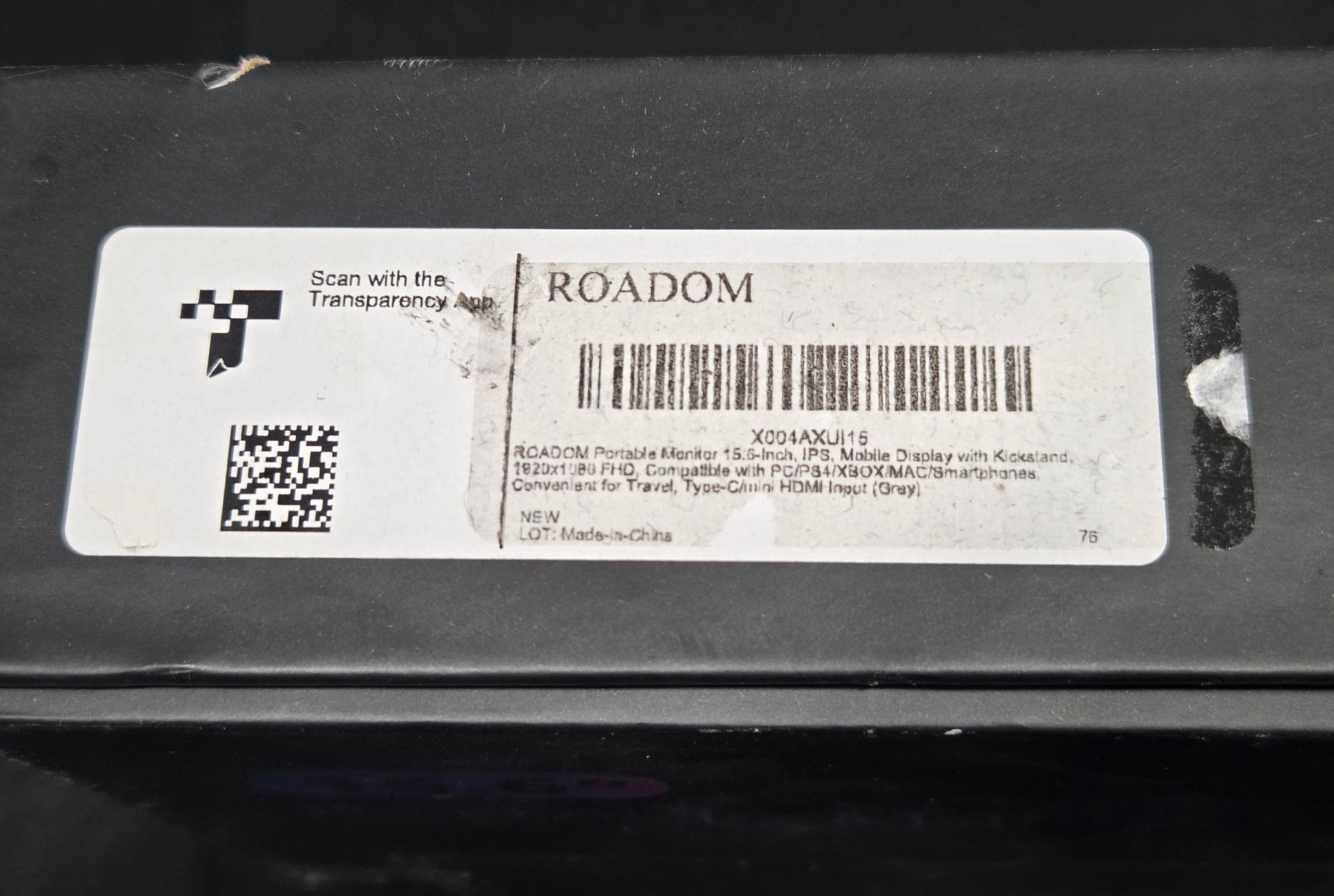 ROADOM Z12-2 15.6" Portable Monitor 1080p IPS FHD USB-C HDMI
