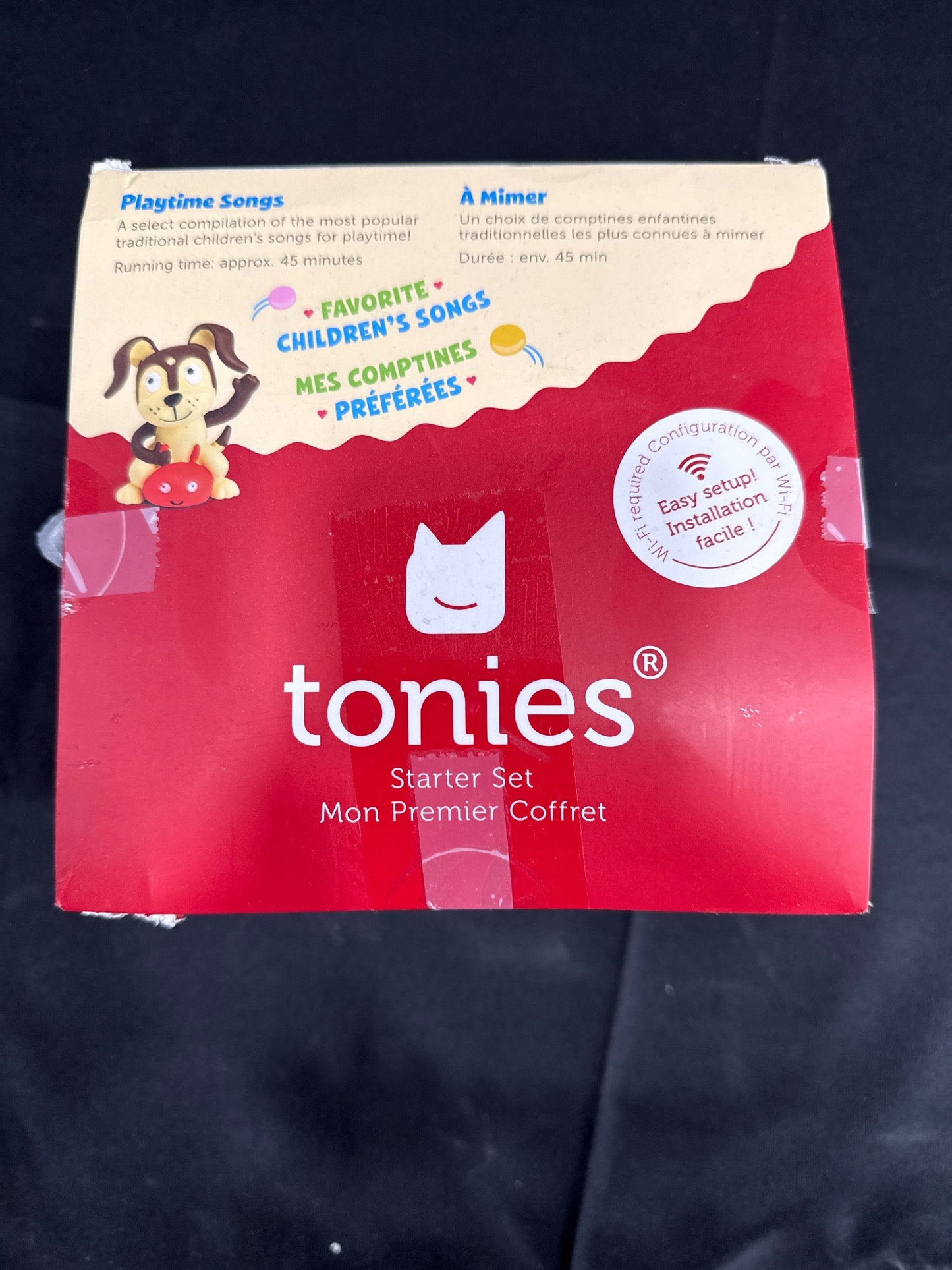 Tonies Toniebox Starter Set Red + Playtime Songs Tonie Figure