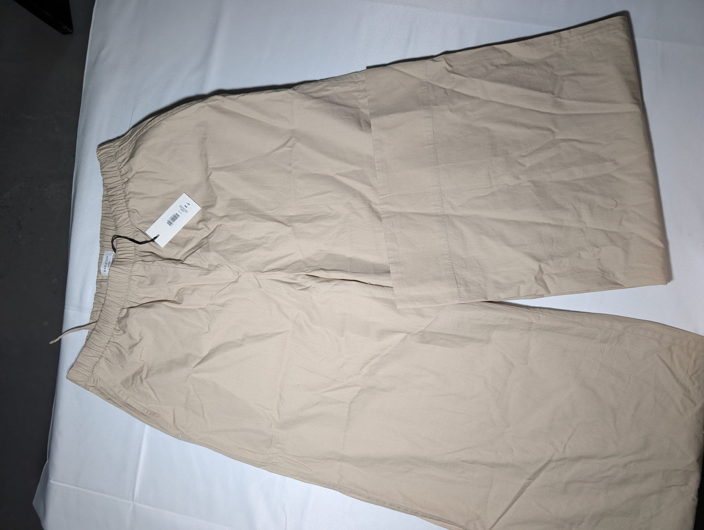 Babaton Wide Leg Beige Pants, Size M, New With Tags