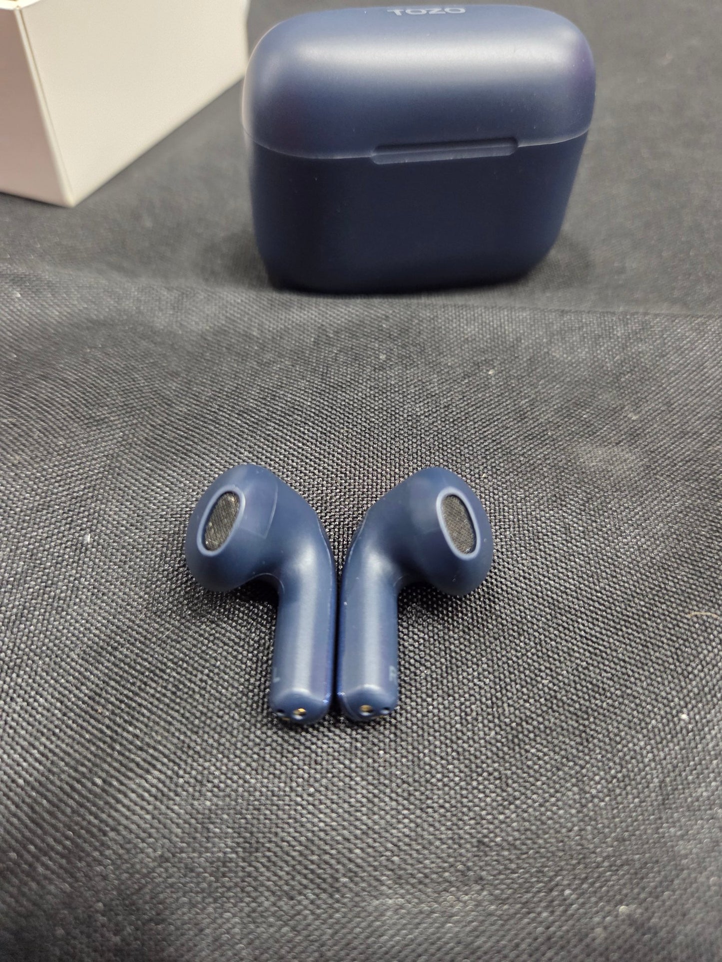 TOZO Tonal True Wireless Earbuds Bluetooth Navy Blue w/ Charging Case
