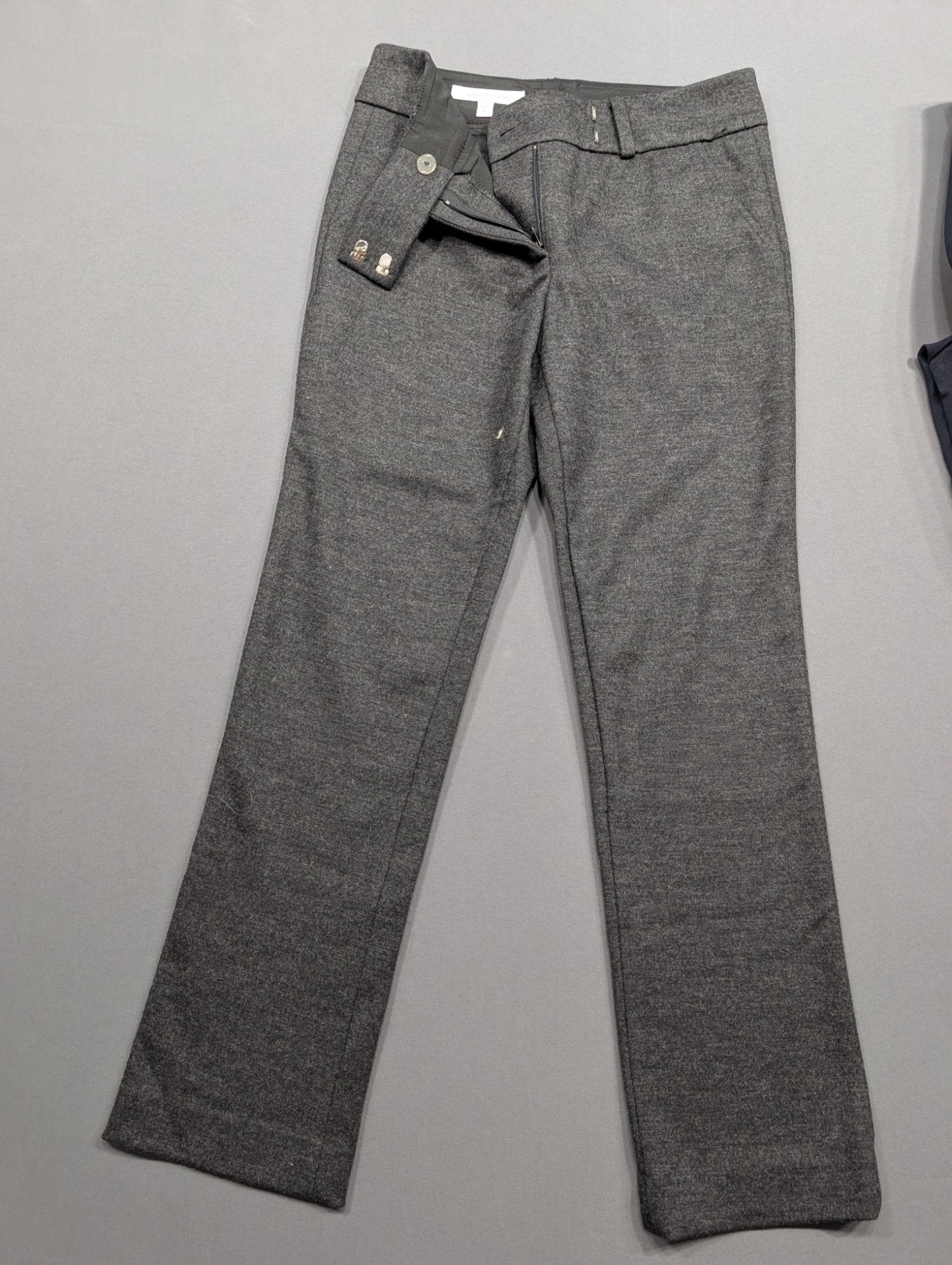 Judith & Charles Grey Dress Pants Size 0 Made in Canada