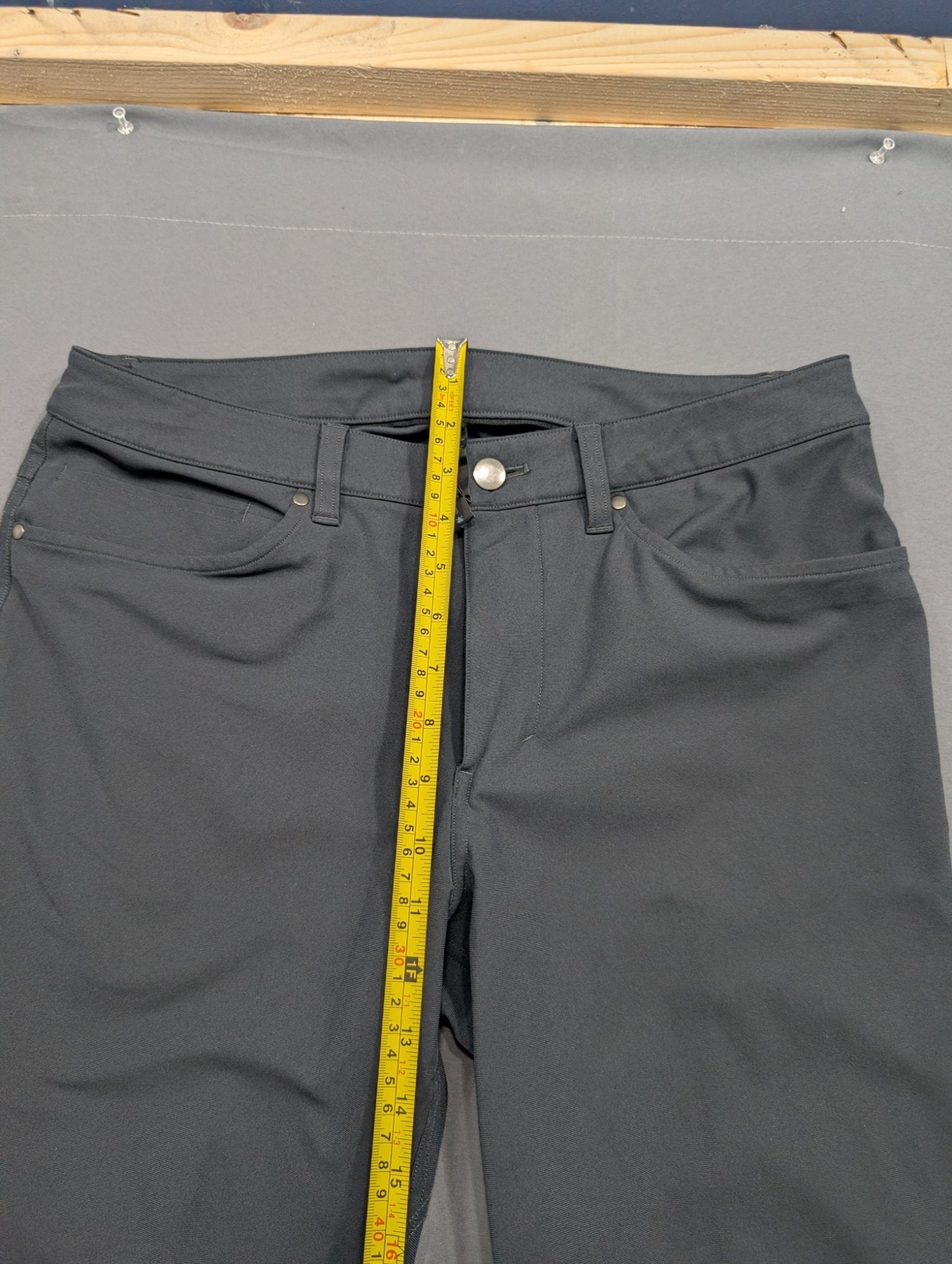 Lululemon ABC Slim 5-Pocket Pants Men's 31 Dark Grey Stretch