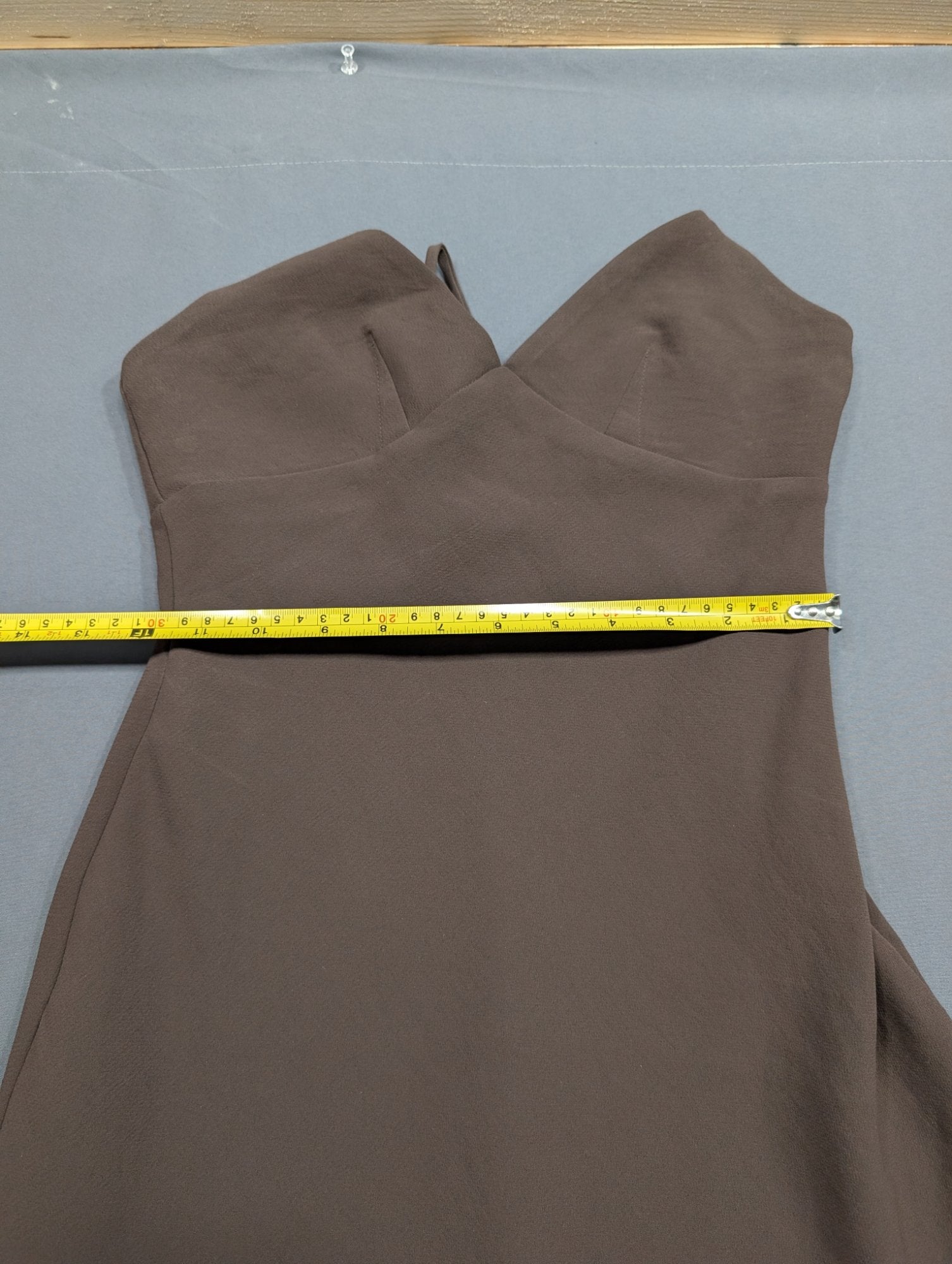 Wilfred Size 00 Brown Spaghetti Strap Midi Slip Dress V-Neck
