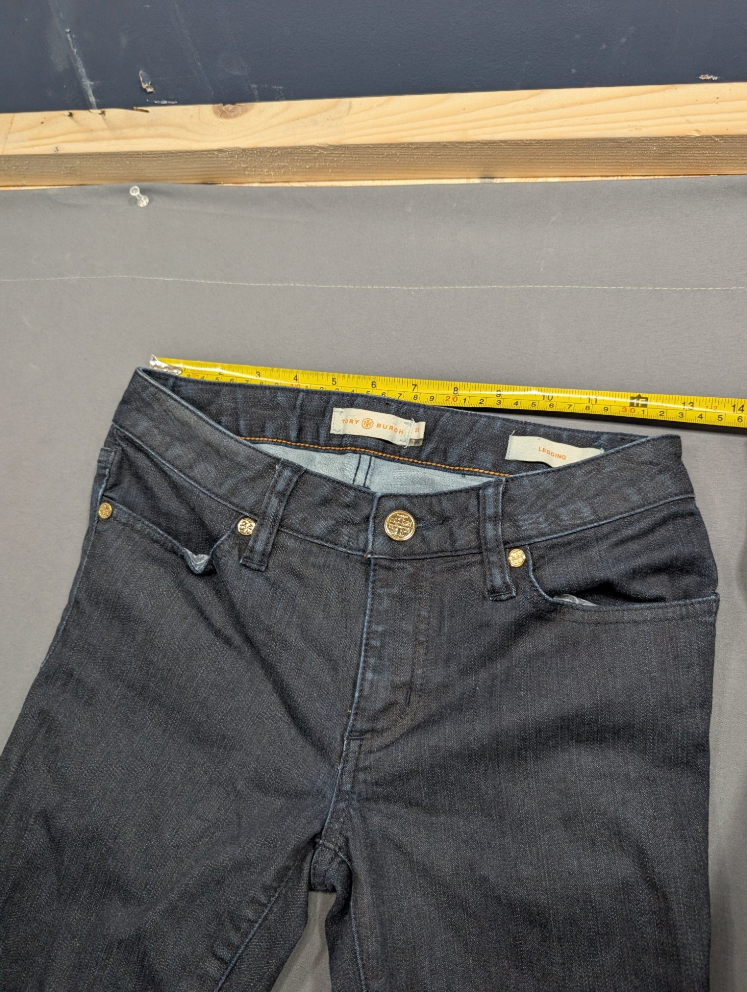 Tory Burch Legging Jean Dark Wash Skinny Denim Size 25