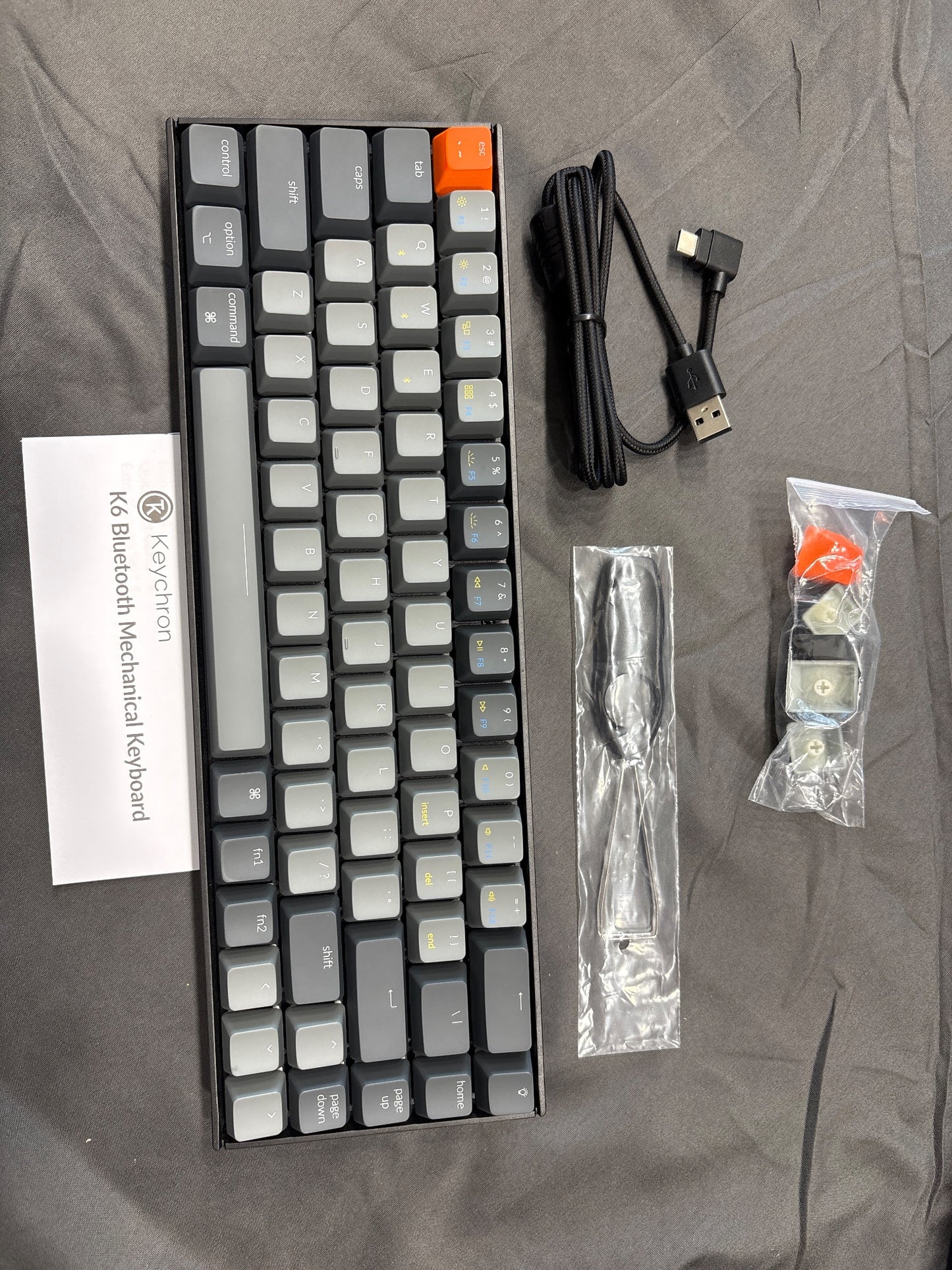Keychron K6 Wireless Mechanical Keyboard 65% Bluetooth RGB