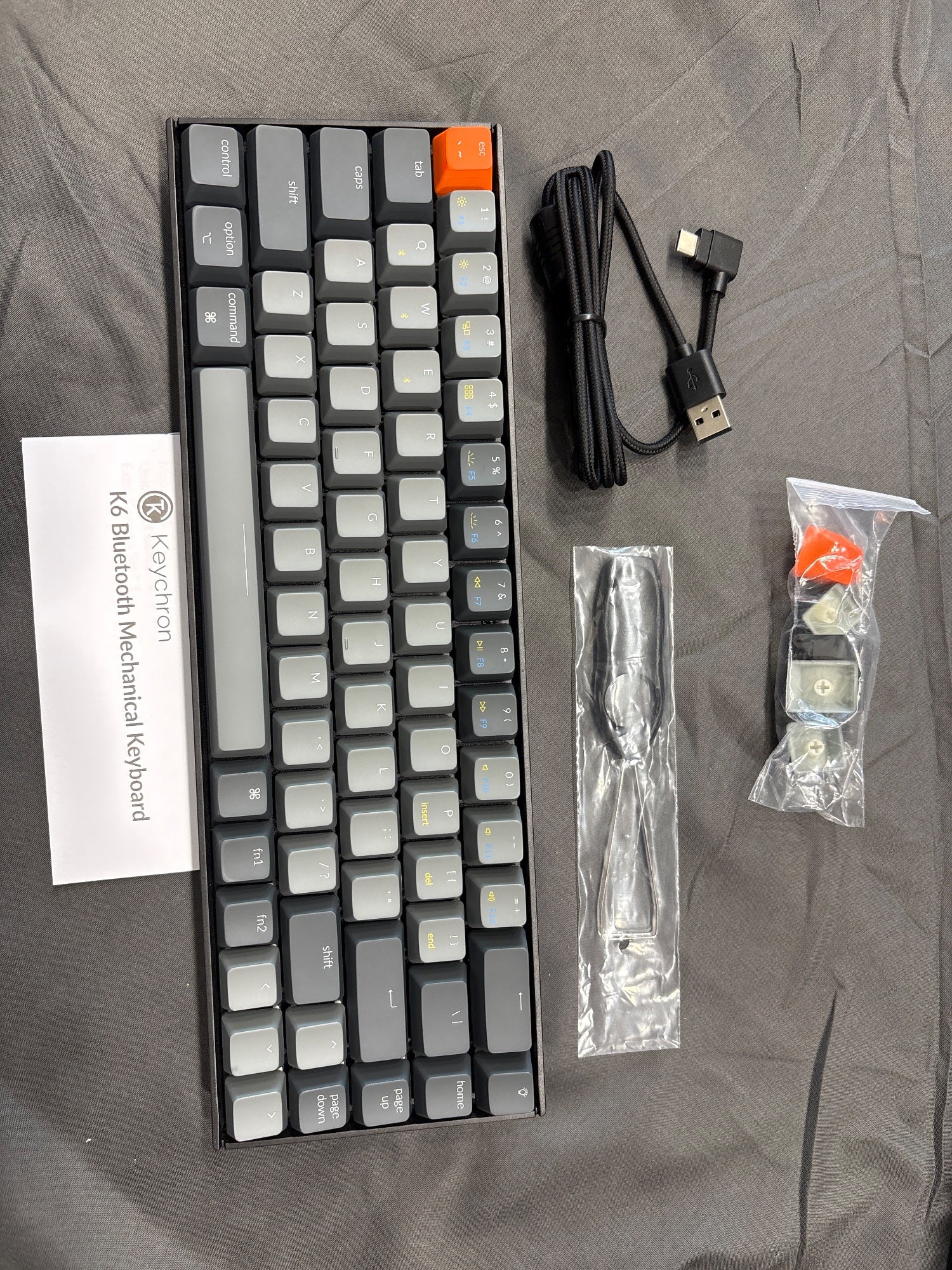Keychron K6 Wireless Mechanical Keyboard 65% Bluetooth RGB