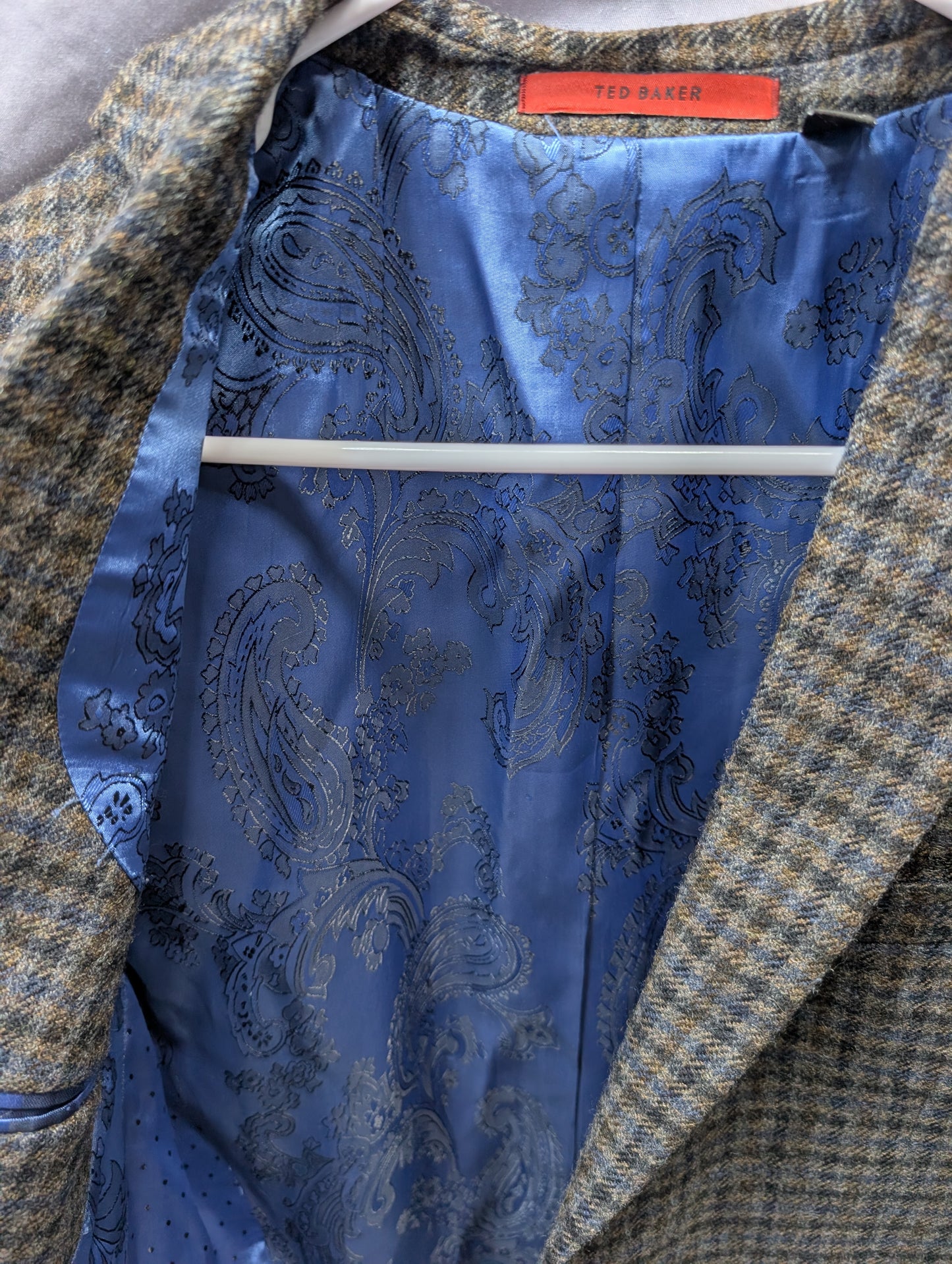 Ted Baker Checked Blazer – Like New Condition