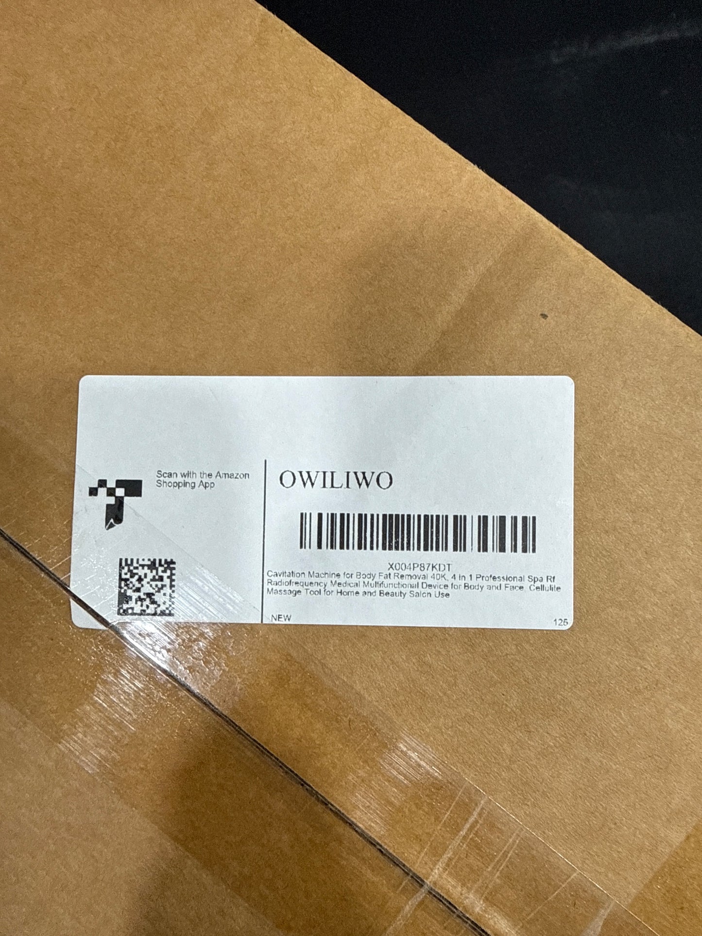 OWILIWO 4-in-1 RF Cavitation Body Shaping Machine 40K Ultrasonic