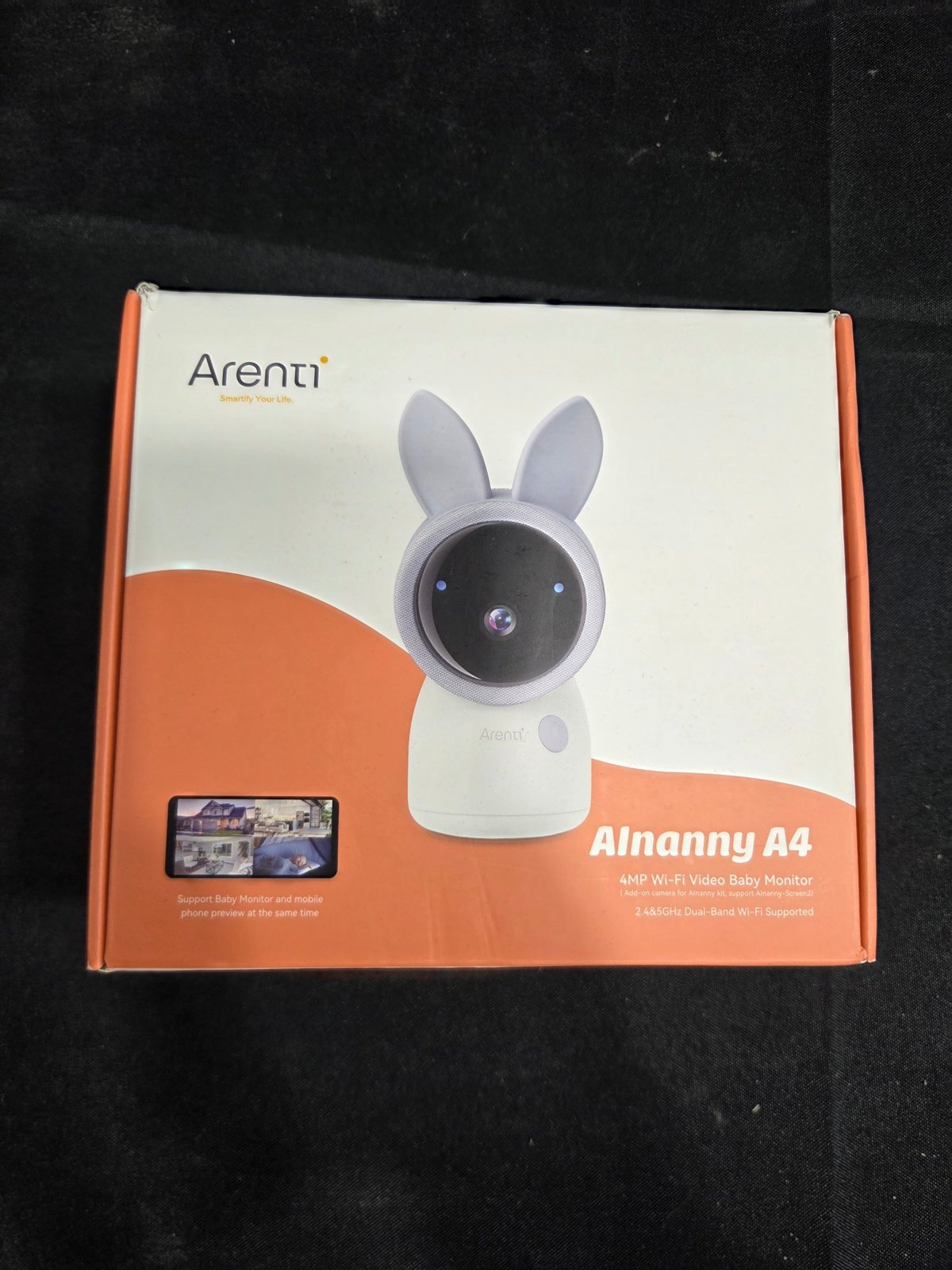 Arenti Alnanny A4 4MP Wi-Fi Video Baby Monitor Camera 2.4&5GHz