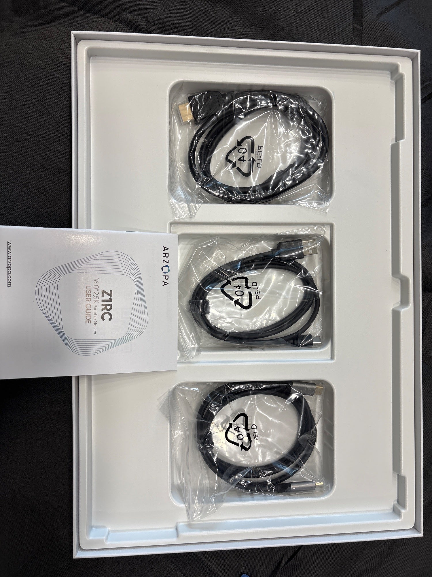 ARZOPA Z1RC 16" 2.5K Portable Monitor IPS HDR USB-C HDMI