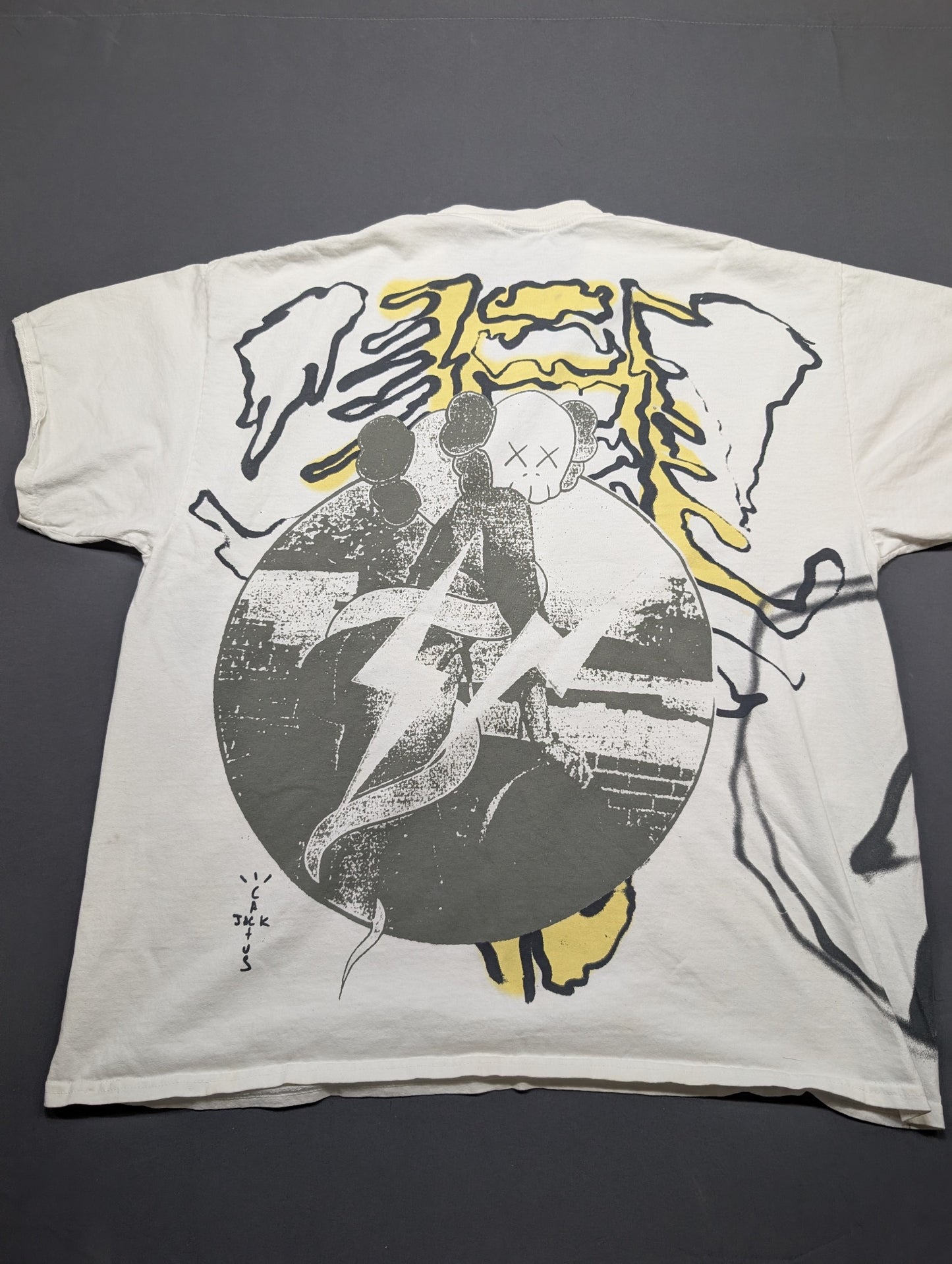 Travis Scott x KAWS Cactus Jack Graphic T-Shirt White XL