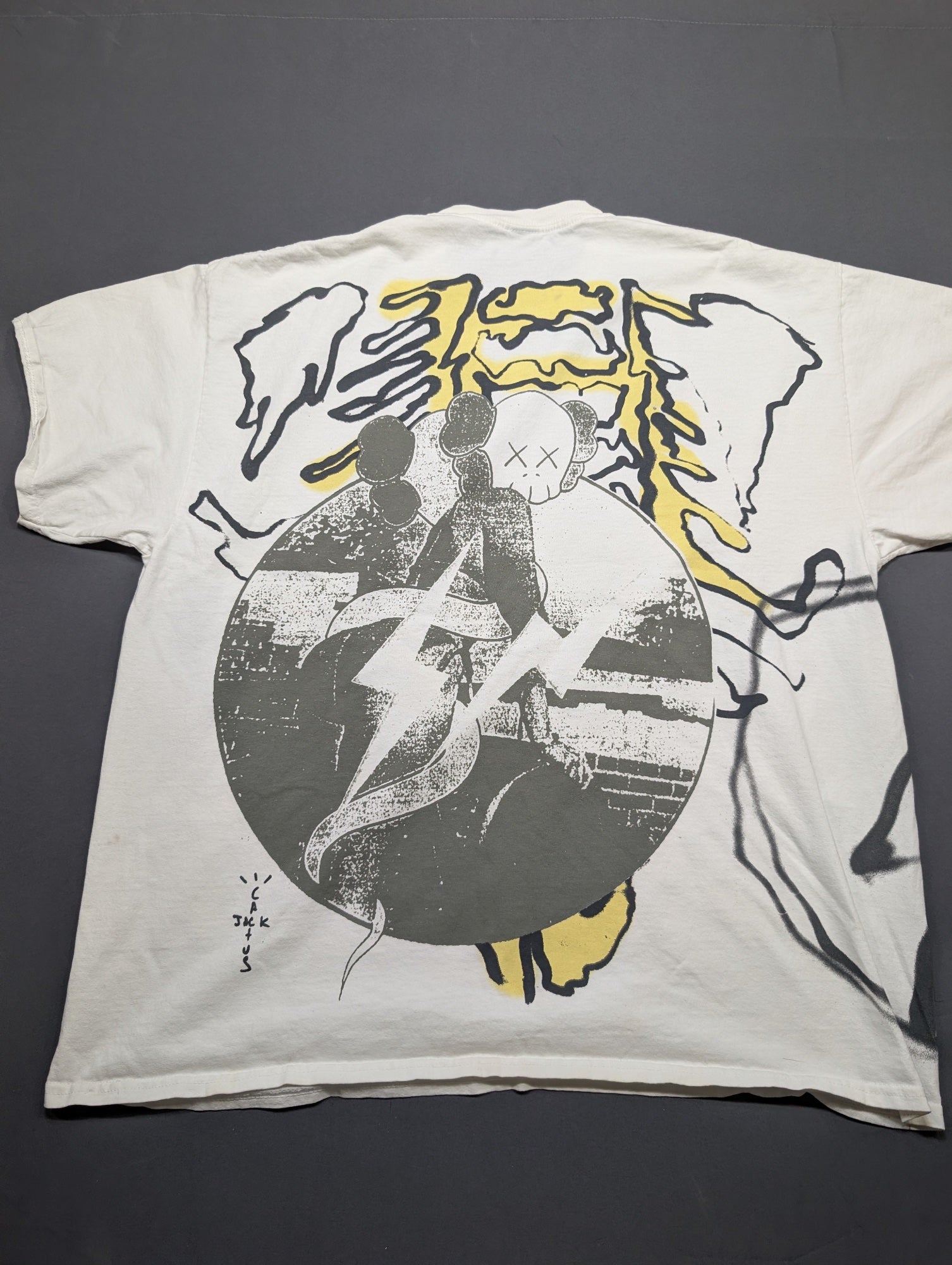 Travis Scott x KAWS Cactus Jack Graphic T-Shirt White XL