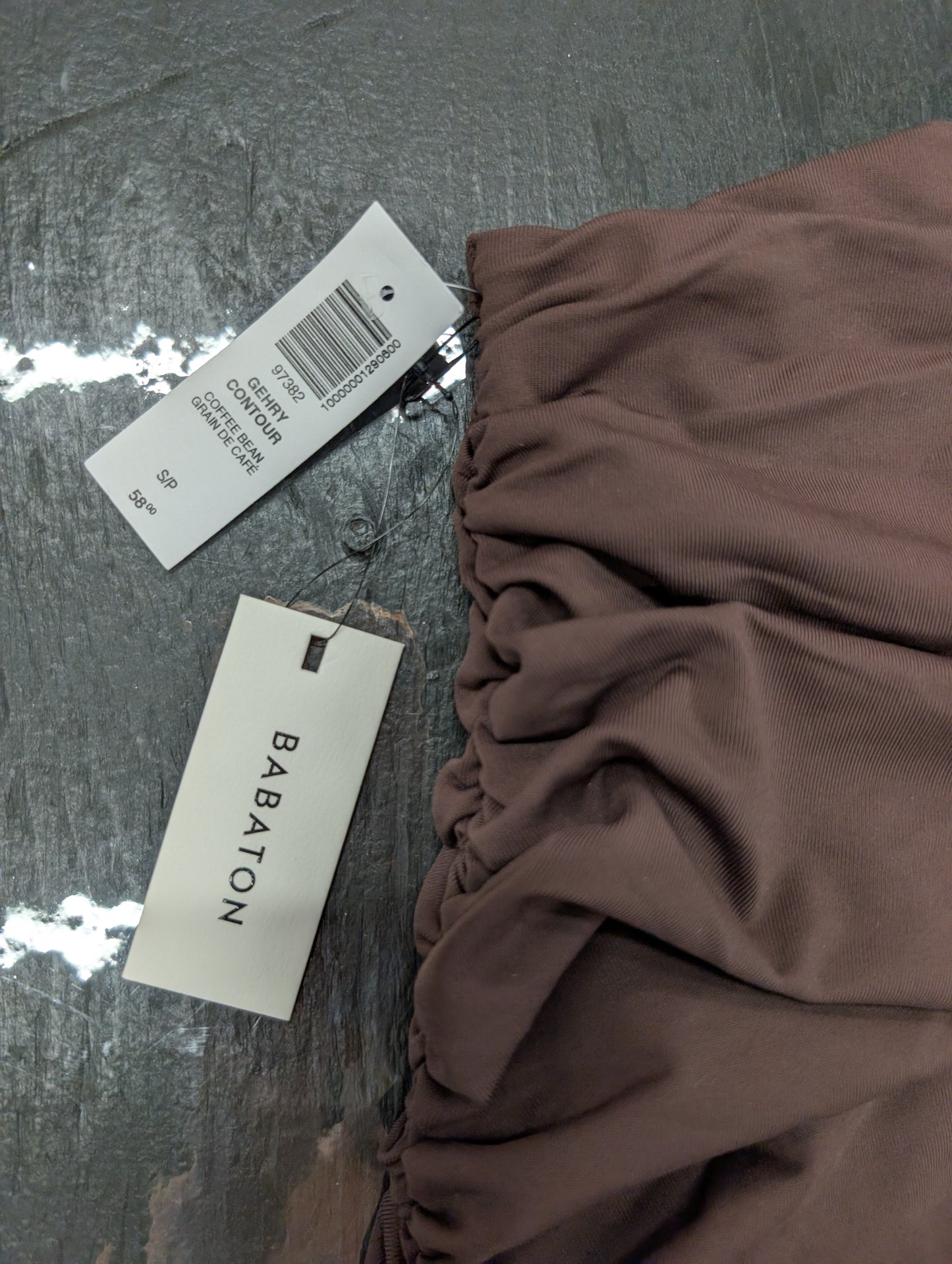 Babaton Genry Contour Ruched Skirt - Small, Brown