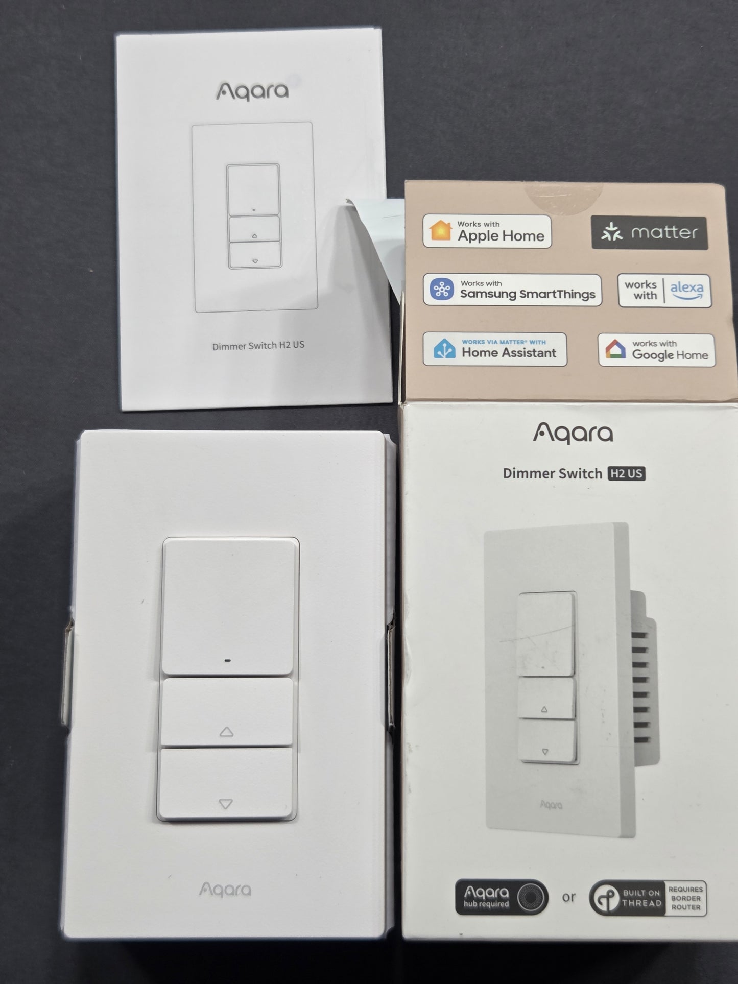 Aqara Dimmer Switch H2 US Smart Dimmer Thread/Zigbee WS-K05E
