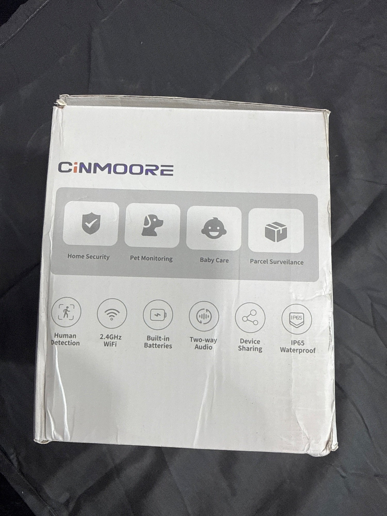 CiNMOORE BC22U 2.5K WiFi Battery Camera 4-Pack CM-BC22U