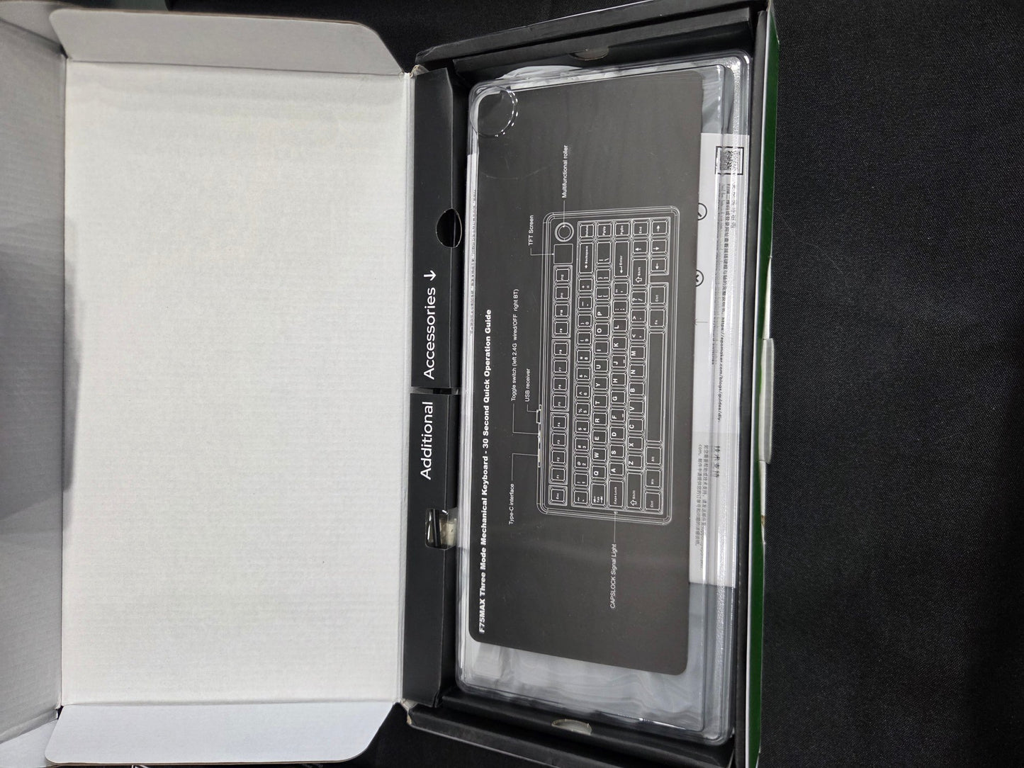 Epomaker x Aula F75MAX Mechanical Keyboard Three-Mode RGB TFT