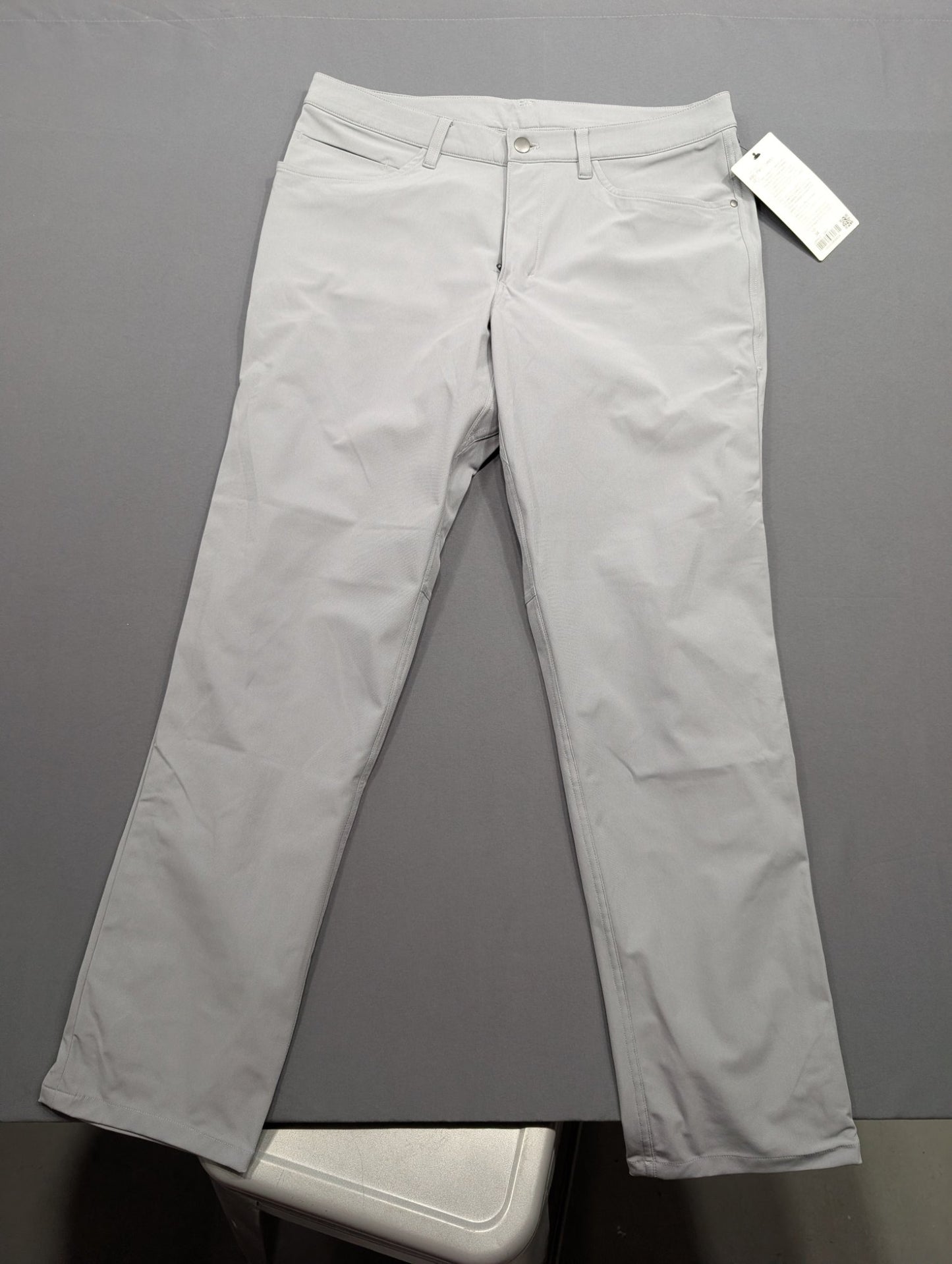Lululemon ABC Pant Classic 34x32 Men's Slim Trouser Gray NWT