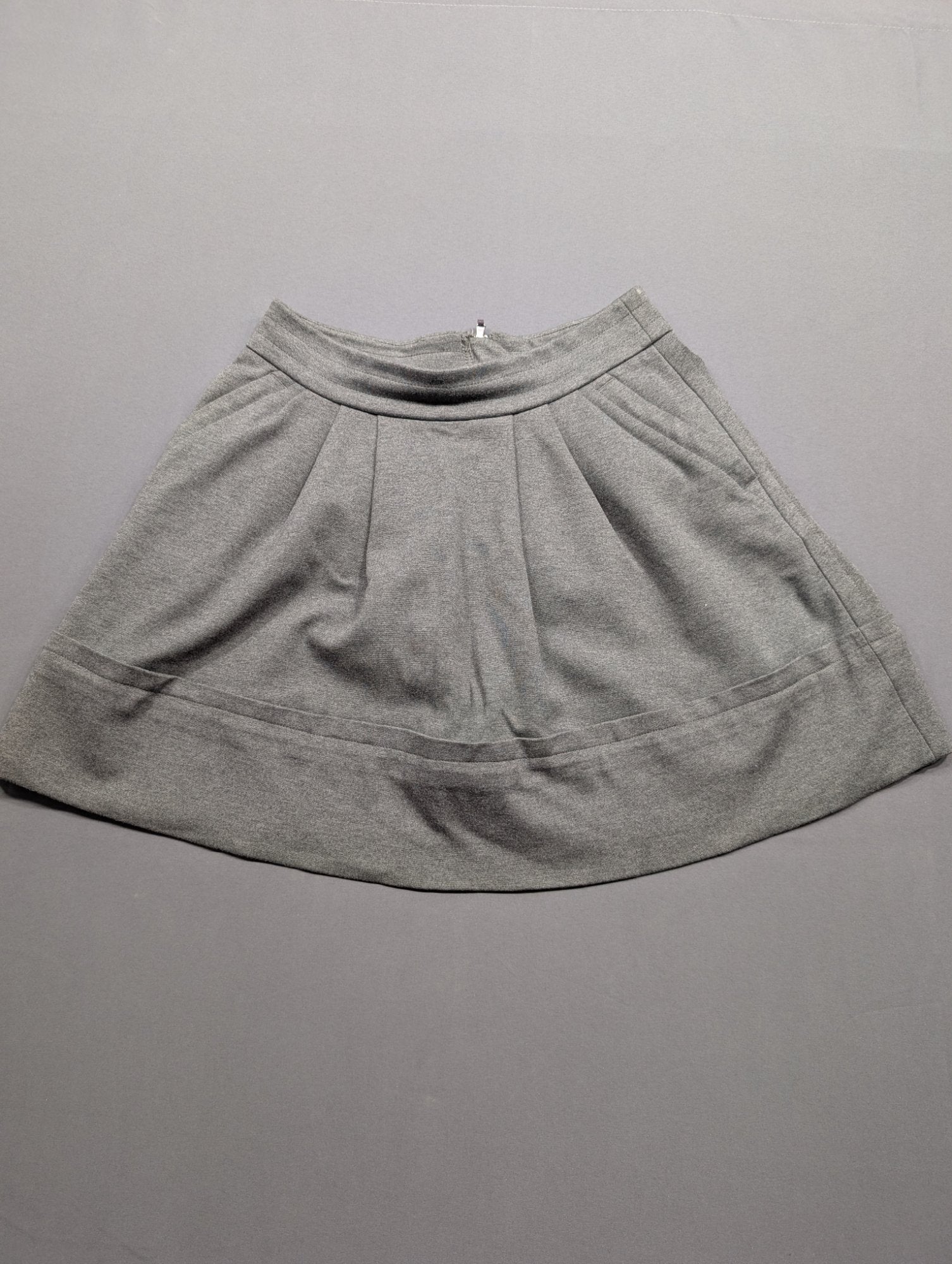 Marc by Marc Jacobs Gray Mini Skirt Size S Pleated A-Line