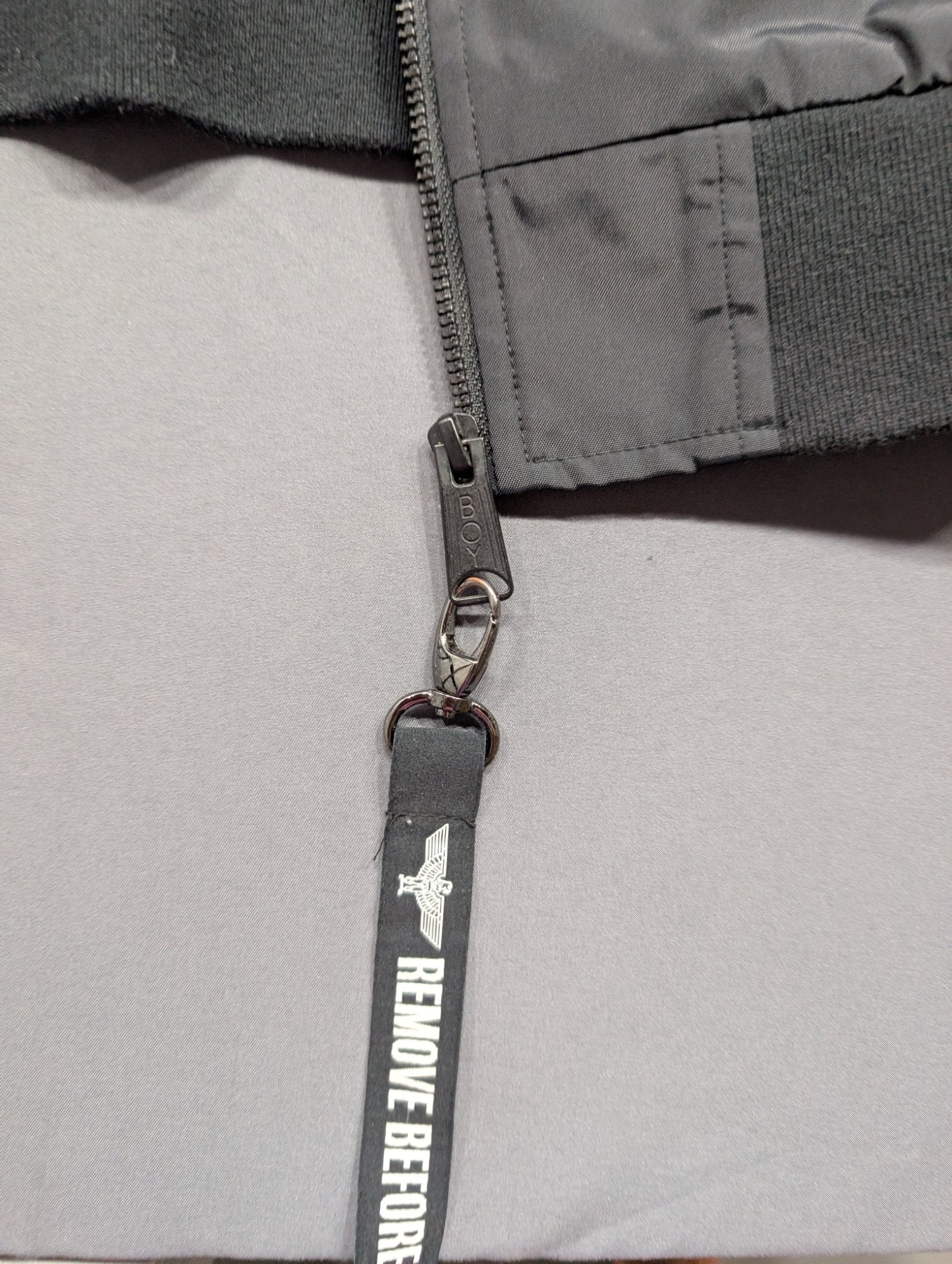 Boy London MA-1 Bomber Jacket Black Size S Since 1976