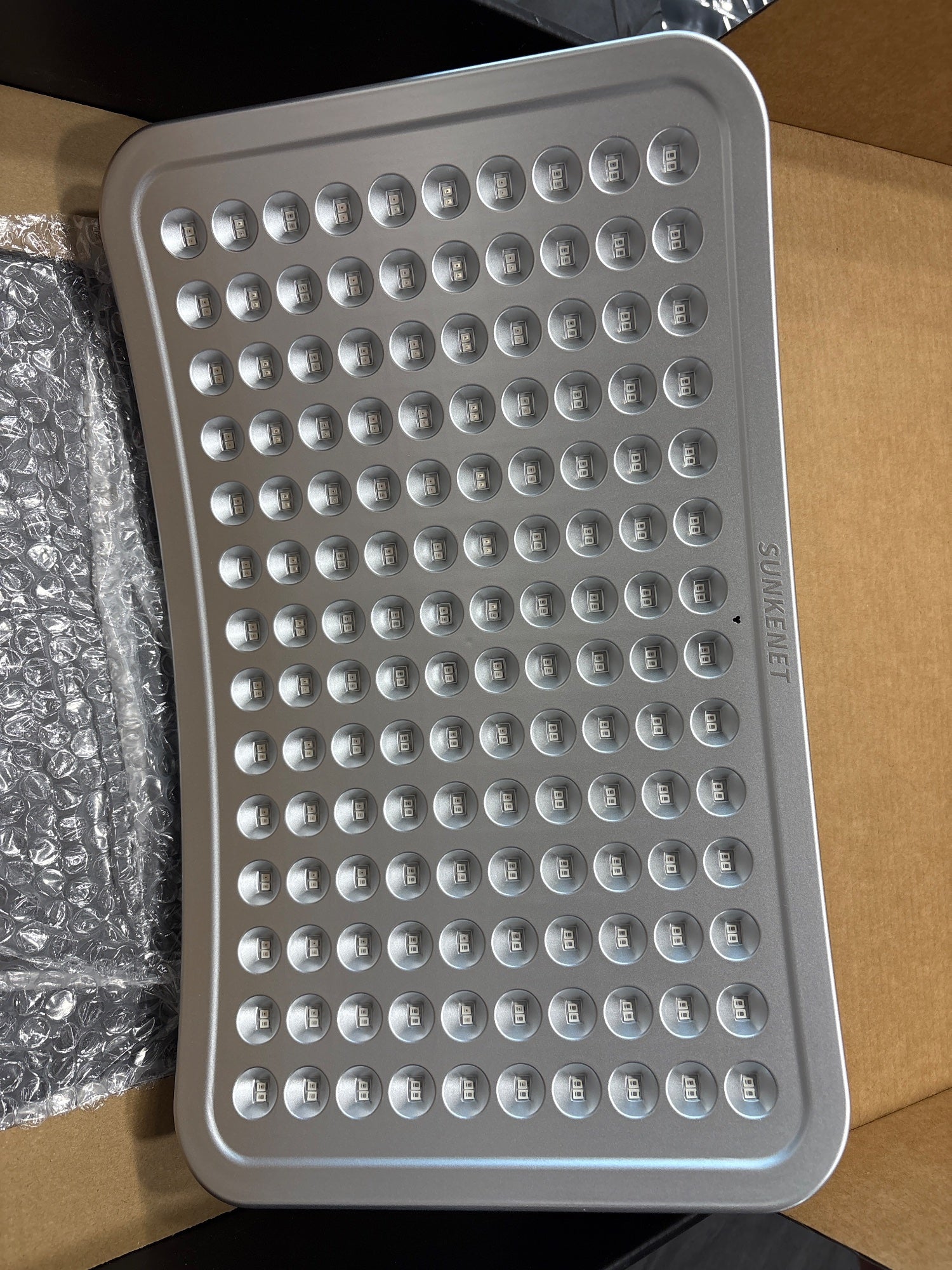 SUNKENET Red Light Therapy Lamp 280 LED 660nm 850nm 30W Panel