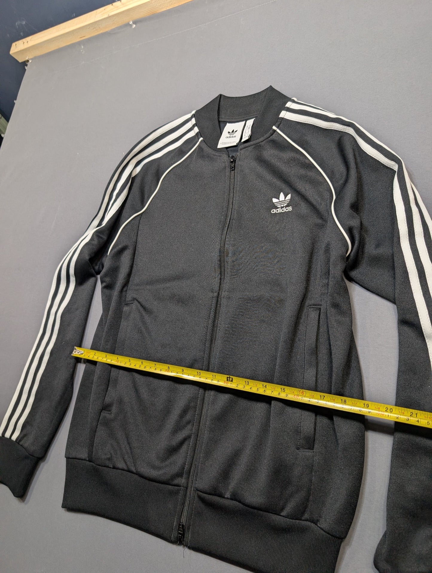 Adidas Originals SST Superstar Track Jacket Black White 3-Stripes Mens M