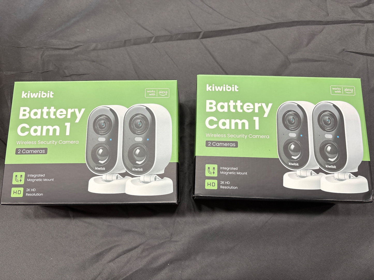 Kiwibit Battery Cam 1 Wireless Security Camera 4-Pack 2K HD
