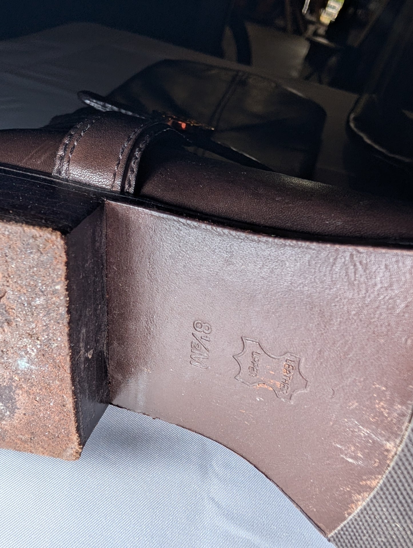 Like new Tory Burch brown leather riding boots