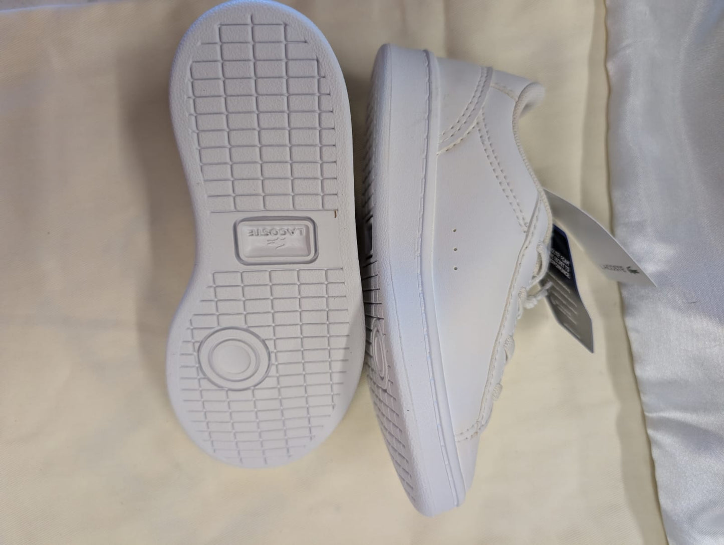 Lacoste Carnaby Kids Trainers, White, EU 25
