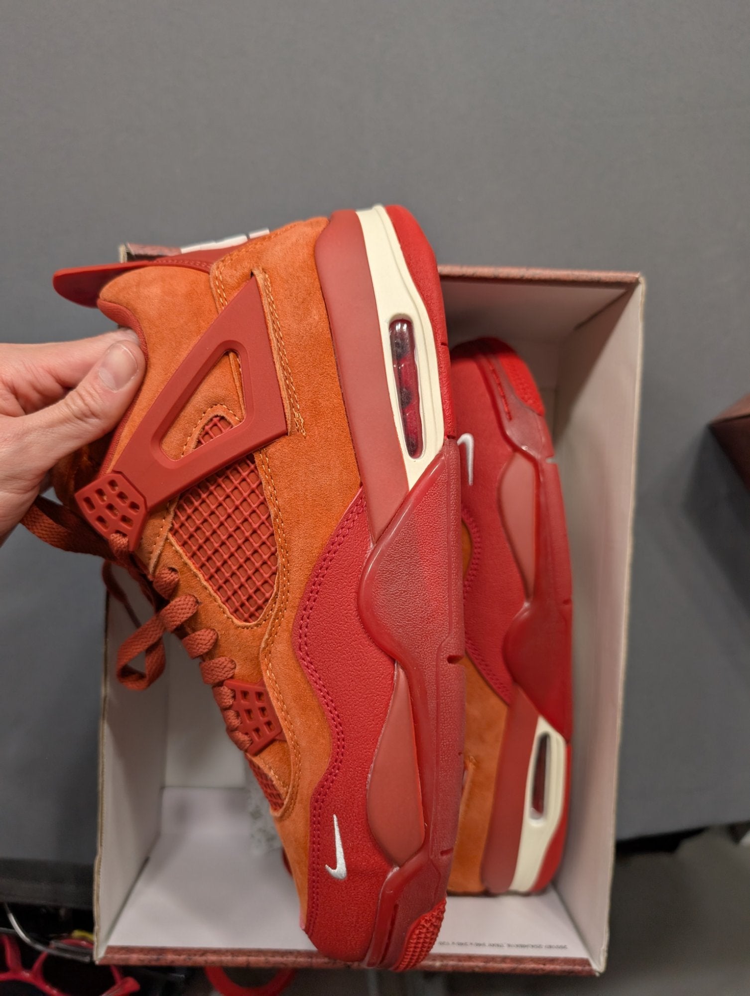 Air Jordan 4 Retro OG SP Firewood Orange Cinnabar Men's Size 11