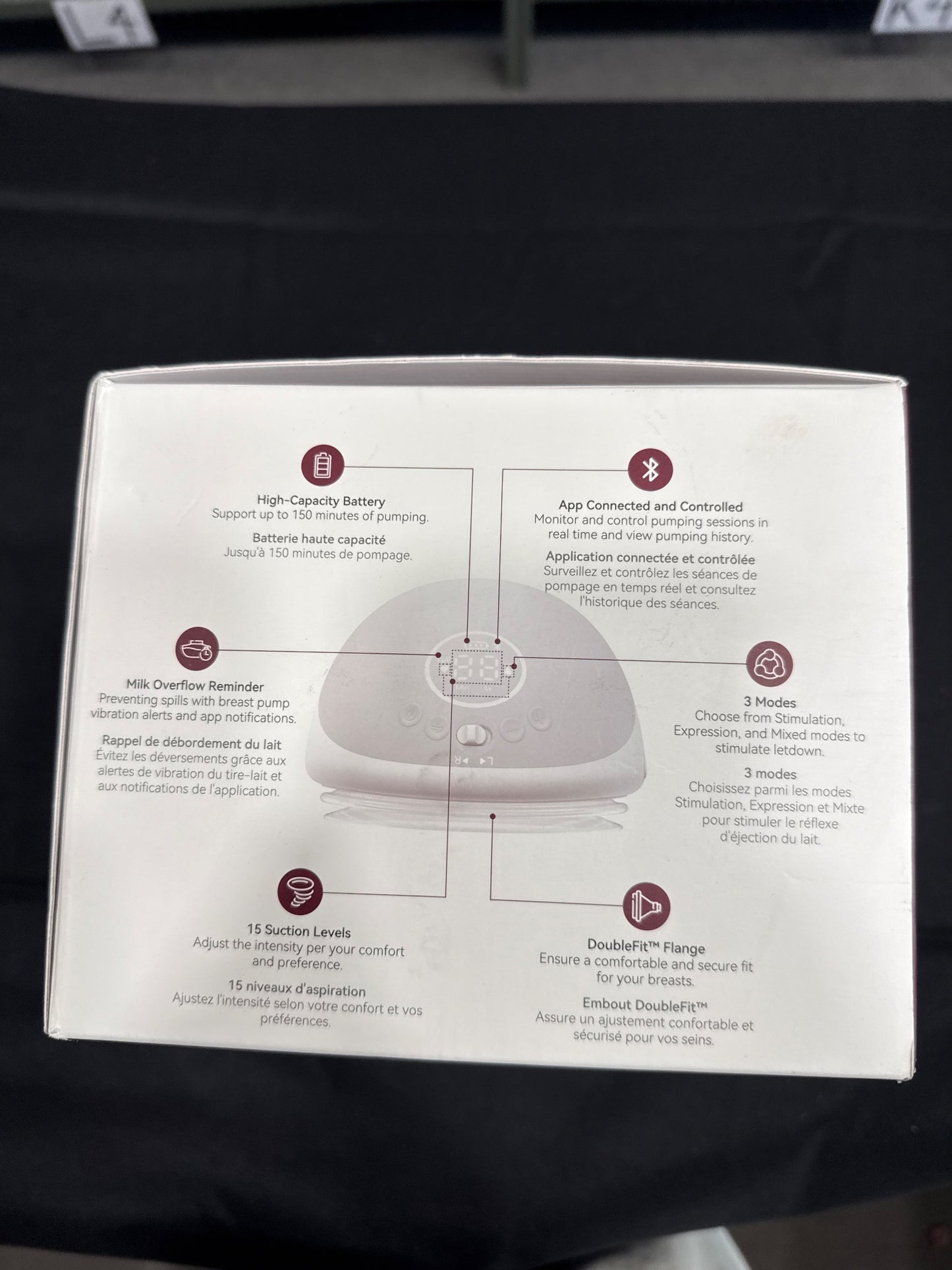 Momcozy Mobile Flow BP223 Wearable Breast Pump Double 2-Pack