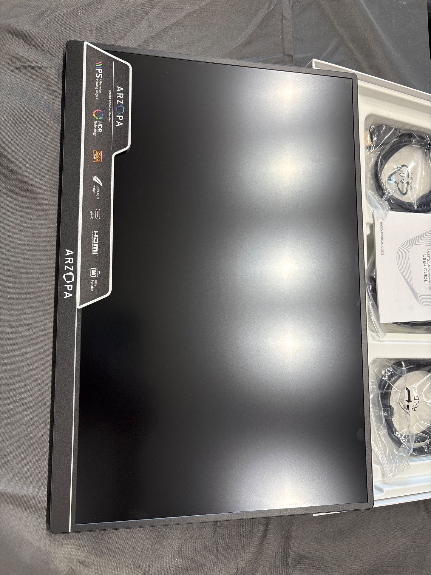 ARZOPA Z1RC 16" 2.5K Portable Monitor IPS HDR USB-C HDMI