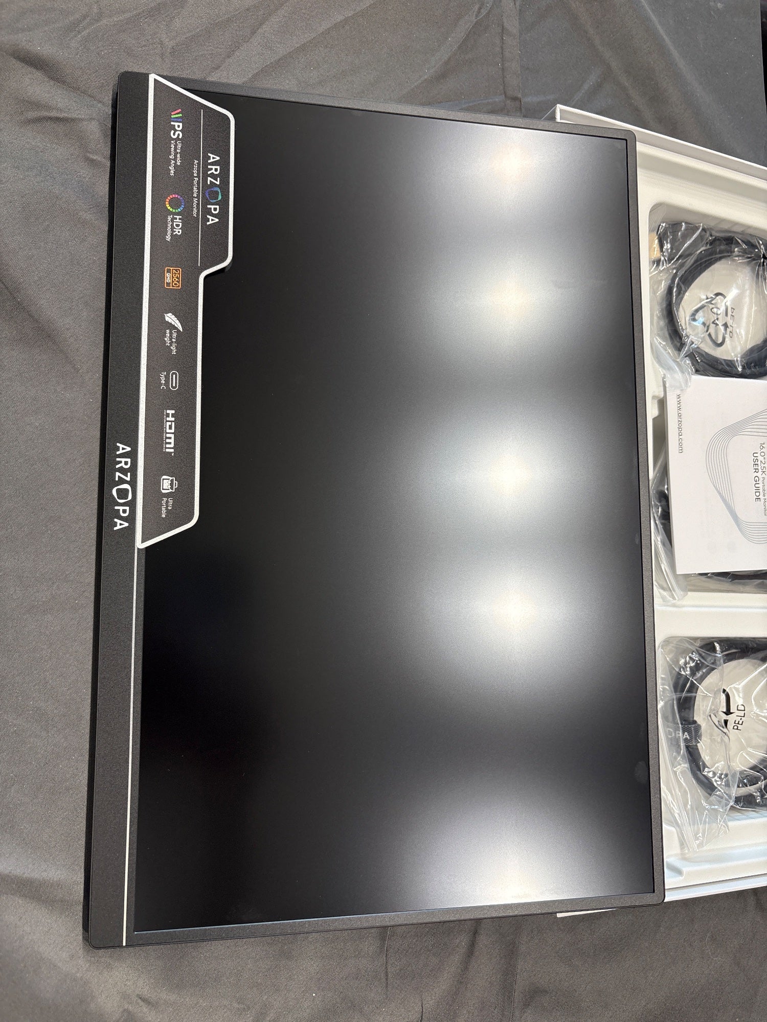 ARZOPA Z1RC 16" 2.5K Portable Monitor IPS HDR USB-C HDMI