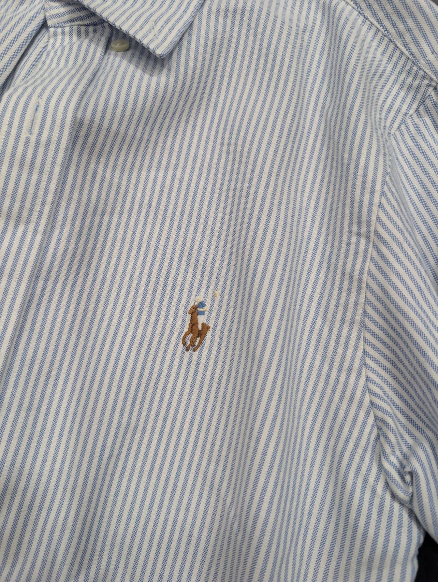 Polo Ralph Lauren Slim Fit Striped Oxford Shirt Women's S