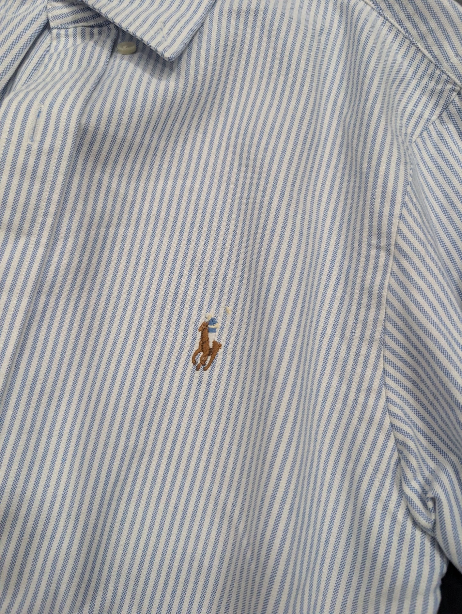 Polo Ralph Lauren Slim Fit Striped Oxford Shirt Women's S