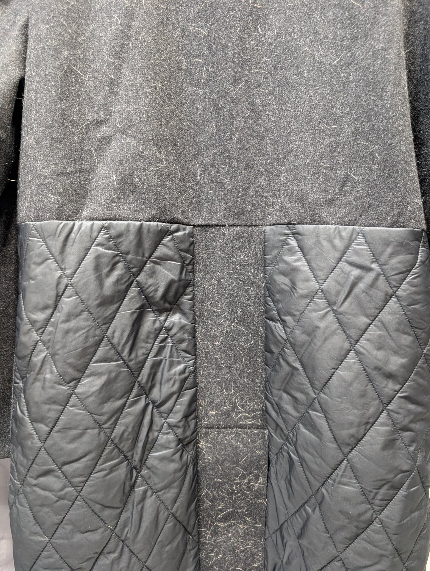 Lululemon Wool Blend Quilted Panel Coat, Size 8