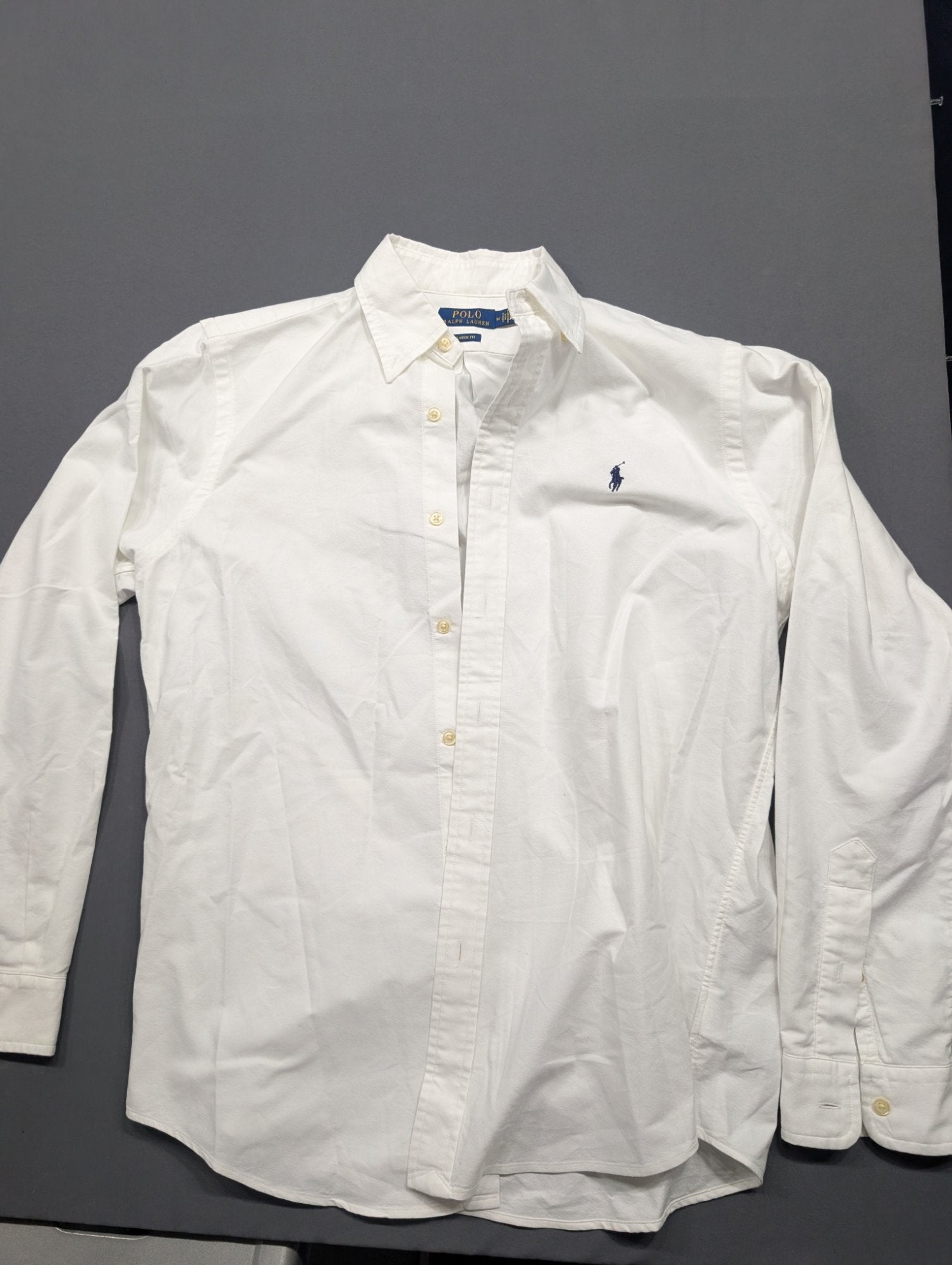 Polo Ralph Lauren Classic Fit Button-Down Shirt White M