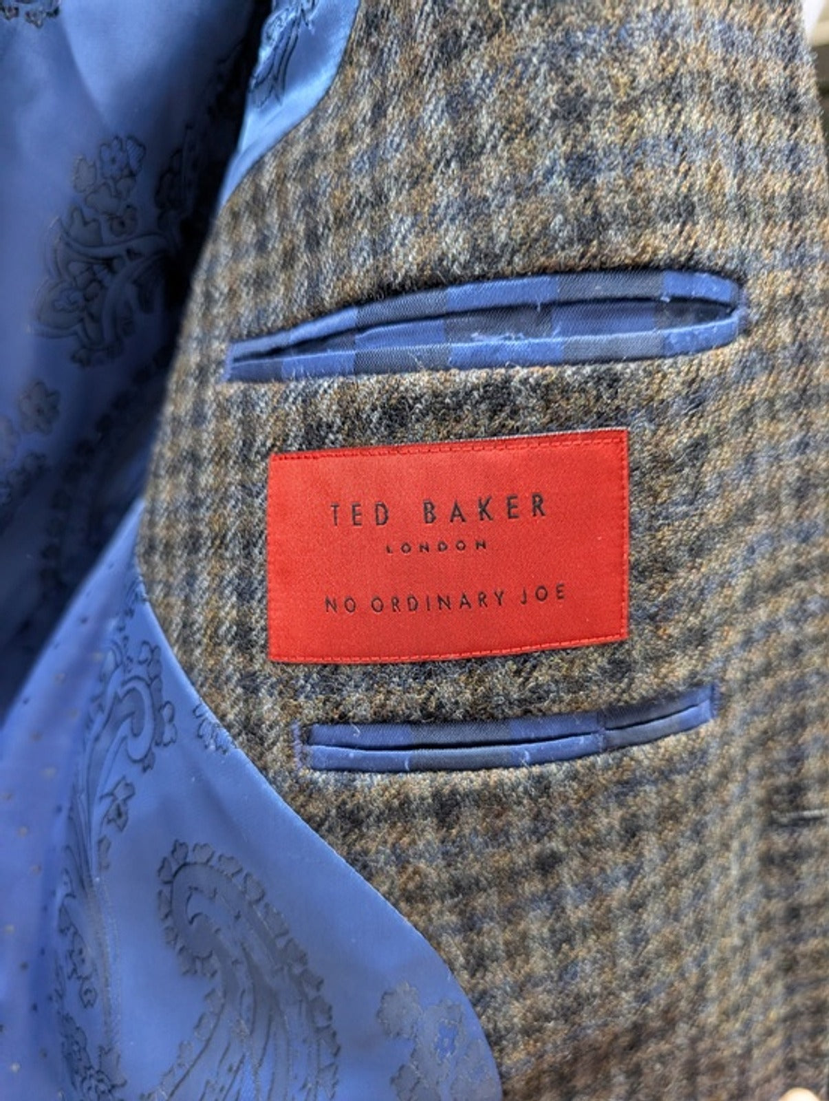 Ted Baker Checked Blazer – Like New Condition
